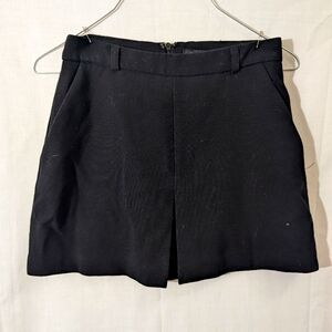Forever 21 Black Mini Skirt With Pockets, Size Small